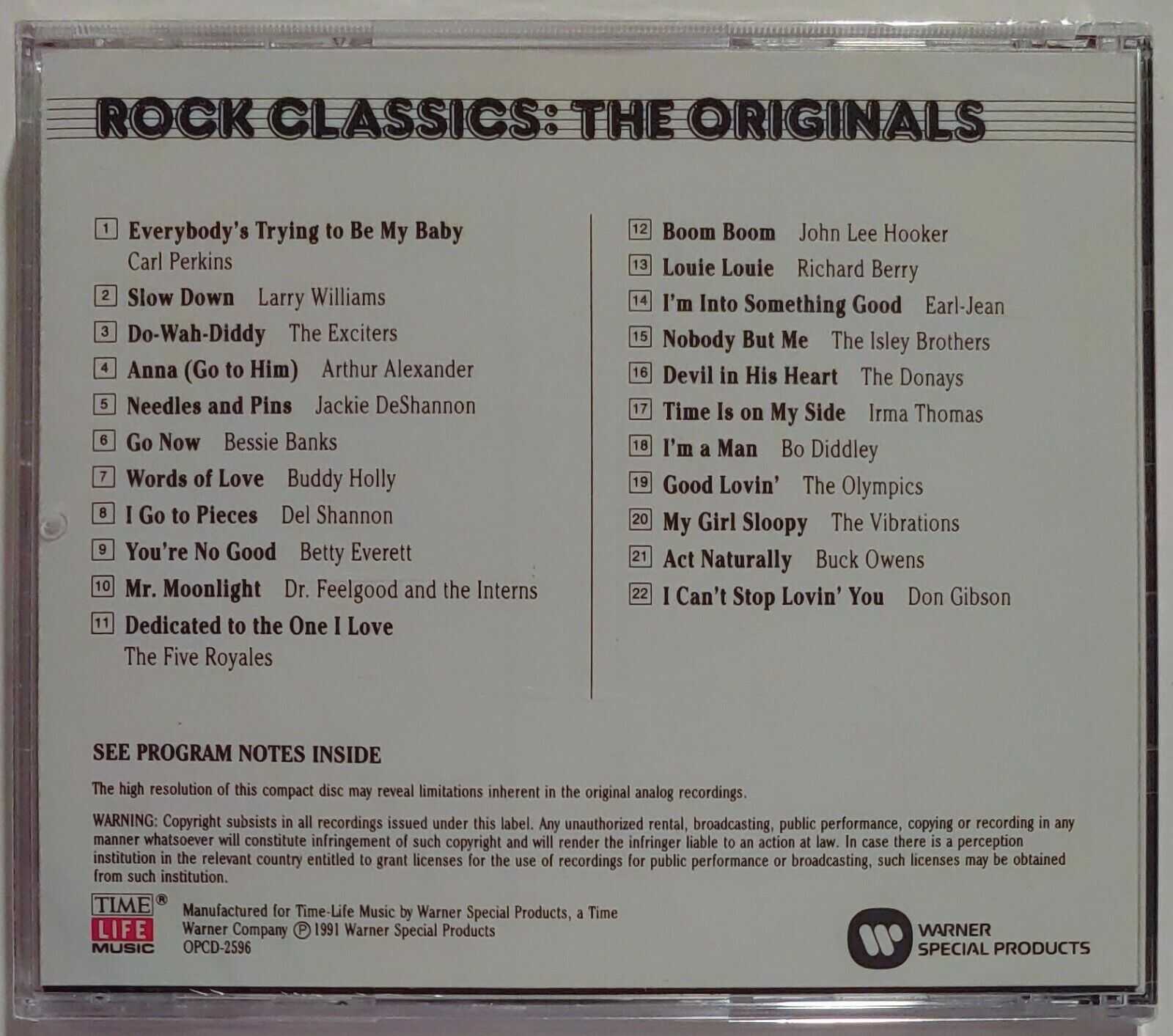 The Rock N Roll Era Rock Classics The Originals Cd Brand New Cd Greeting Llc 